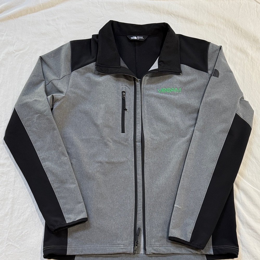 The North Face Gray and Black Performance Jacket